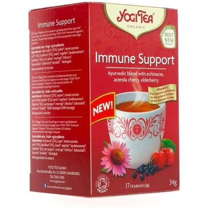 Yogi Teas - Ayurvedic Immune Support Organic 17Bags Pack Of 1