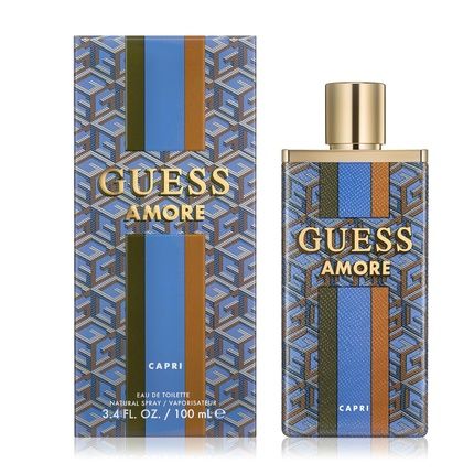 Guess Amore Capri Eau De Toilette For Women And Men Genderless Unisex Perfume Spray 3.4 Fl. Oz.