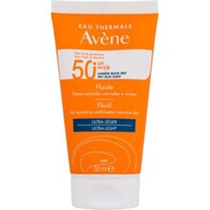 Avene Ultra Light Fluid Spf 50 For Face And Neck 50 Ml Ideal For Normal To Combination Skin - Image 4