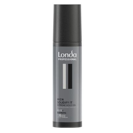 Londa Professional Men Solidify It Extreme Hold Gel 100 Ml Hair Gel With Extra Strong Fixation