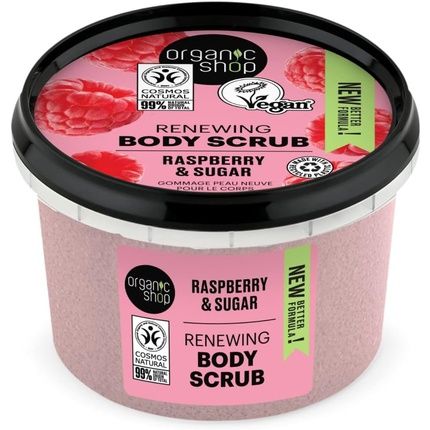 Organic Shop Raspberry Cream Body Scrub 250Ml
