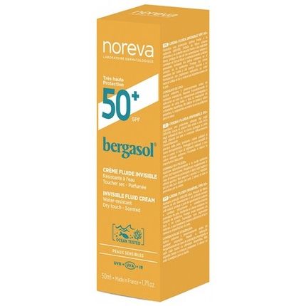 Noreva Bergasol Expert Cream-Fluid Invisible Finish Spf 50+ 50Ml