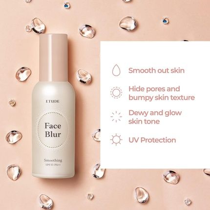 Etude Face Blur Smoothing Spf 33 Pa++ 21Ad Coral Base Primer With Smoothing Effect And Uv Protection - Image 3