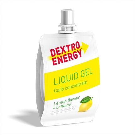 Dextro Energy Lemon Caffeine Liquid Gel Non-Sticky High Carb 28G - Image 3