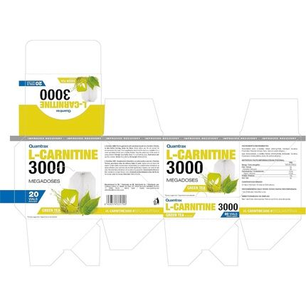 Quamtrax Nutrition L-Carnitine 3000 With Green Tea Fat Burner