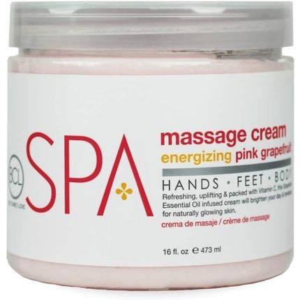 Bcl Spa Massage Cream Pink Grapefruit 473Ml