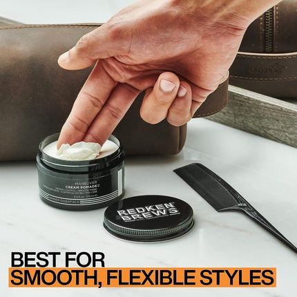 Redken Brews Men'S Maneuver Cream Pomade For Medium Control And Smooth Finish 100Ml