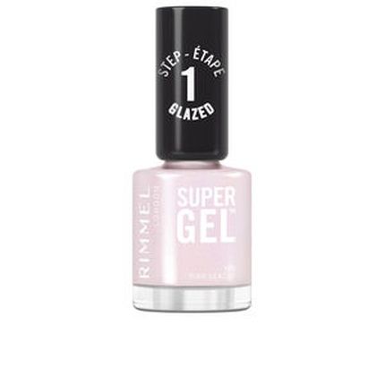 Rimmel Super Gel Nail Polish 105 Pink Glazed 12 Ml