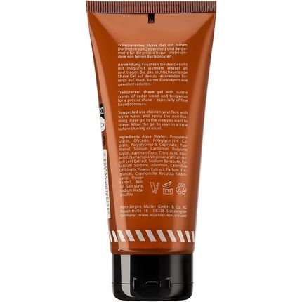 Muhle Beard Care Shave Gel 100Ml - Transparent Contour