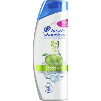Head & Shoulders Apple Fresh Anti-Dandruff Shampoo And Conditioner 400Ml