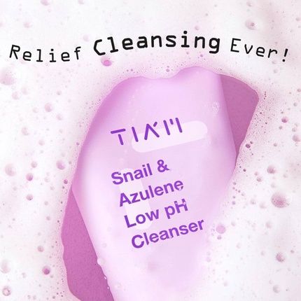 Tiam Snail & Azulene Low Ph Cleanser Foaming Face Wash & Gentle Cleanser - Image 3