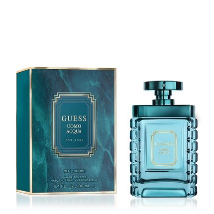 Guess Uomo Acqua Eau De Toilette Cologne Spray For Men 3.4 Fl. Oz.