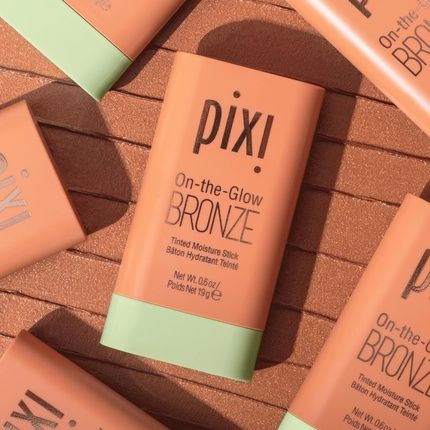 Pixi On-The-Glow Bronze Richglow Hydrating Tinted Moisture Bronzer Stick With Ginseng Aloe Vera & Fruit Extracts For Cheeks & Lips 19G / 0.6Oz Paraben-Free - Image 3