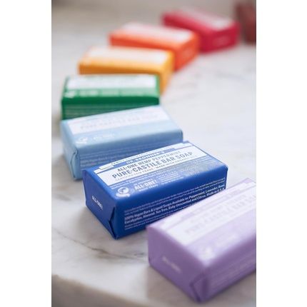 Dr Bronner'S 3-In-1 Rose Pure Castile Bar Soap 140G - Image 3