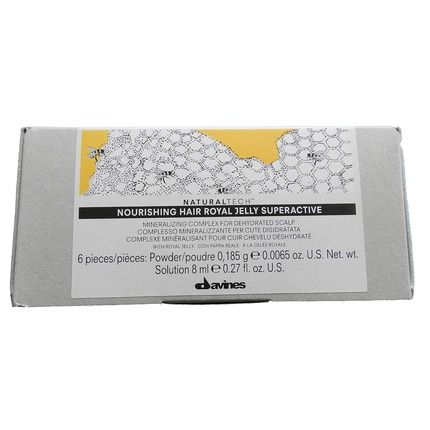 Davines Nourishing Hair Royal Jelly Superac 6 X 8 Ml