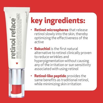 Indeed Lab Retinol Reface Anti Aging Moisturizer Cream For Face/Neck With Vitamin A And Bakuchiol