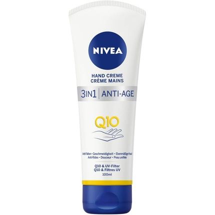 Nivea 3-In-1 Anti-Ageing Q10 Hand Cream 100Ml