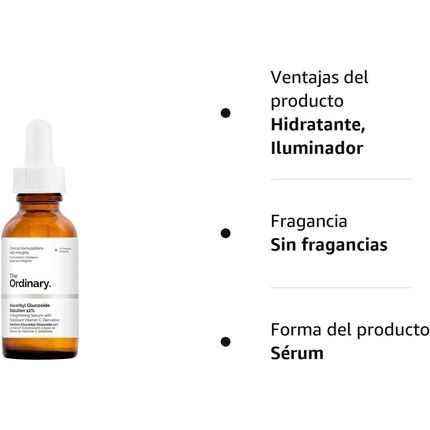 The Ordinary Original Ascorbyl Glucoside Solution 12% 30Ml Vitamin C Serum For Signs Of Aging - Image 3