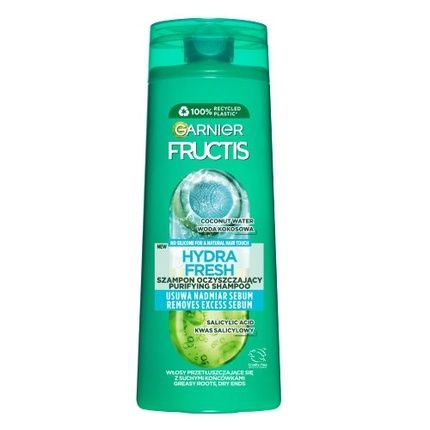 Garnier New Fructis Hydra Fresh Shampoo For Oily Hair 400Ml