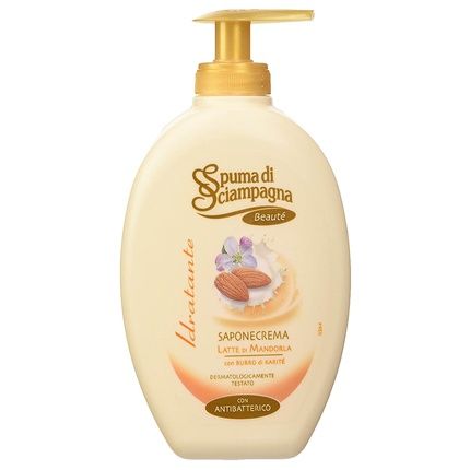 Spuma Di Sciampagna Saponecrema Neutral Ph Liquid Soap With Almond Milk And Shea Butter 13.53 Fluid Ounces