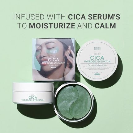 Tenzero Relief Cica Hydrogel Eye Patch 60 Pairs 90G