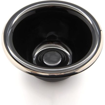 Edwin Jagger Rn116 Porcelain Shaving Bowl For Men For Shaving Soap Or Shaving Cream Black - Image 3
