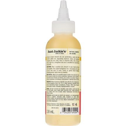 Aunt Jackie'S Frizz Rebel With Coconut Sweet Almond Oil 118Ml