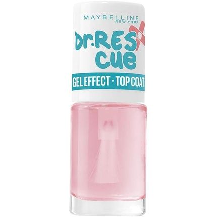 Maybelline Dr. Rescue Color Protect Nail Top Coats Transparent/Rose - Image 3