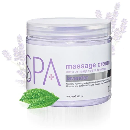 Bcl Spa Lavender Mint Massage Cream 16Oz - Image 3