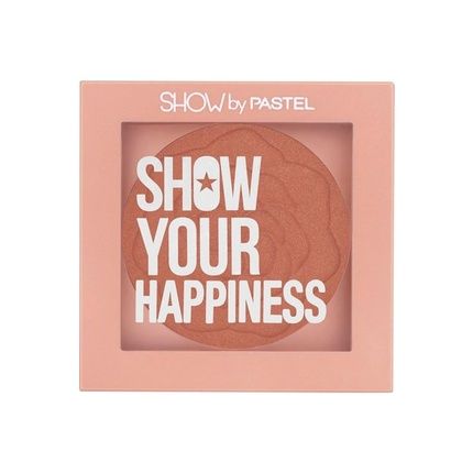 Show By Pastel Show Your Happiness Blush Vibrant Pink Tone Embossed Powder