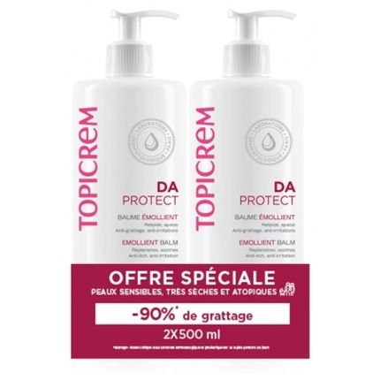 Topicrem Da Emollient Balm 2 X 500Ml