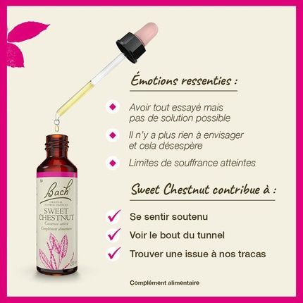 Fleurs De Bach Original Sweet Chestnut 20Ml - Image 3