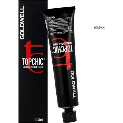 Goldwell Topchic Elumenated Hair Colour 6N Kk 60Ml - Image 3