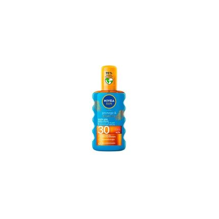 Nivea Sun Protect And Bronze Tan Activating Protecting Oil Spf 30 200Ml