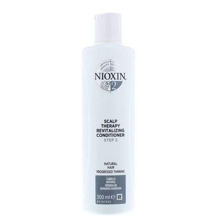 Nioxin 3-Part System 2 Natural Hair With Progressed Thinning Hair Treatment Scalp Therapy Hair Thickening Treatment Conditioner 300Ml