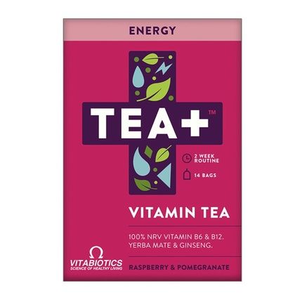 Vitabiotics Tea+ Energy Vitamin Tea Helping With Fatigue - 14 Bags