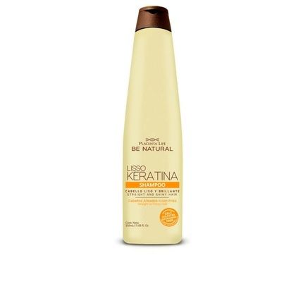 Placenta Life Be Natural Lisso Keratina Shampoo For Straight And Shiny Hair 350Ml