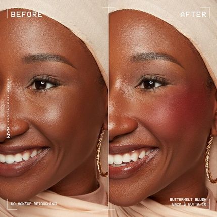 Nyx Professional Makeup Buttermelt Powder Blush Fade And Transfer-Resistant Blush Vegan Formula Back And Butta 10 0.17 Ounce - Image 3