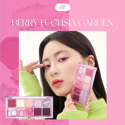 Rom&Nd Better Than Palette 8G 07 Berry Fuchsia Garden