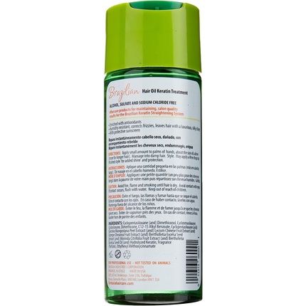 Fantasia Brazilian Hair Oil Keratin Treatment 171Ml 6 Fl Oz