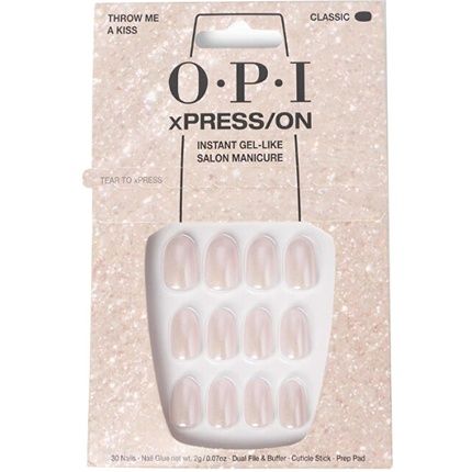 Opi Opi Xpresson Artificial Nails Iconic Shades Throw Me A Kiss 30 Units