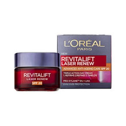 L'Oral Paris Antiwrinkle Day Cream Spf 20 Revitalift Laser Renew 50 Ml