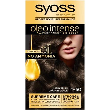 Syoss Color Oleo Intense 4-50 Icy Brown Hair Treatment