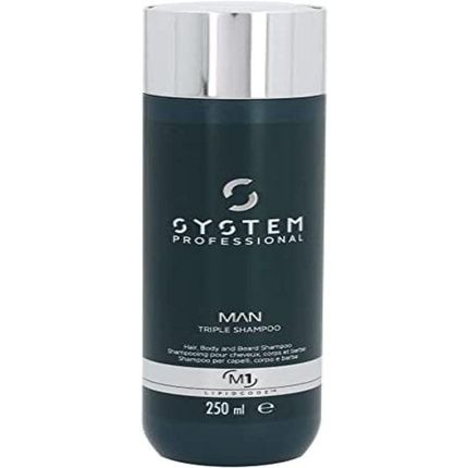 System Professional Man Triple Shampoo M1, 250Ml