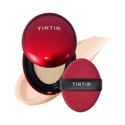 Tirtir Mask Fit Red Cushion Foundation Japan'S No.1 Choice For Glass Skin Lightweight Buildable Coverage Semi-Matte 0.63 Fl Oz 17C Porcelain