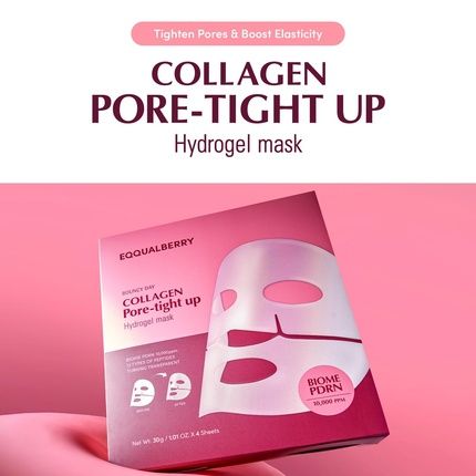 Equalberry Collagen Poretight Up Mask Pdrn & Low Molecular Collagen For Pore