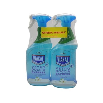 Viakal Spray Express 720 Milliliters X 2 Shower Glass Cleaner