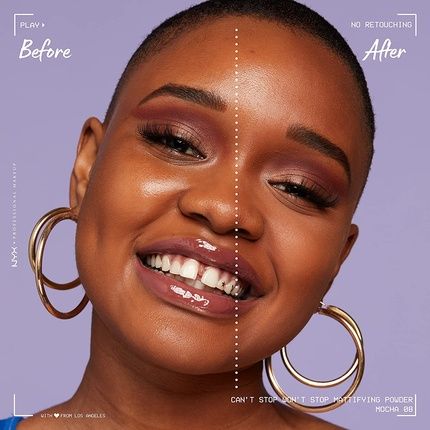 Nyx Professional Makeup Can'T Stop Won'T Stop Mattifying Powder Matte Finish Mocha 08 - Image 3