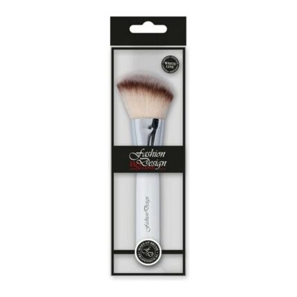 Top Choice Mode Design Blush Brush White Line 1Pc
