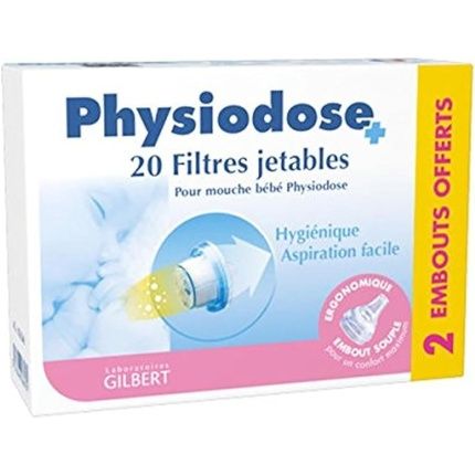 Gilbert Physiodose Disposable Filters For Baby Nose Blower 20